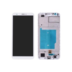 TOUCH+DISPLAY+FRAME HUAWEI Y7 2018 5.9" BLANCO TOUCH+DISPLAY+FRAME HUAWEI Y7 2018 5.9" BLANCO